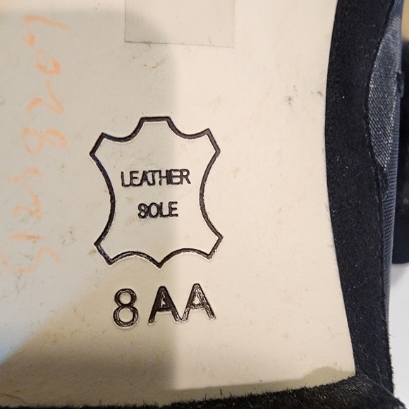 Talbots Black Mesh Polka Dot Edison Pom Pom Ladies Flats Women's Size 8AA EUC - Picture 9 of 9